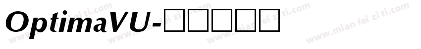 OptimaVU字体转换
