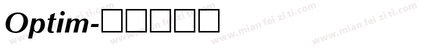 Optim字体转换