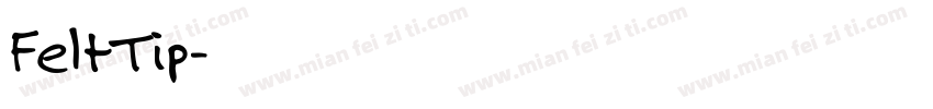 FeltTip字体转换