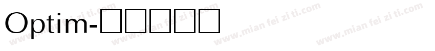 Optim字体转换