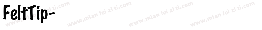 FeltTip字体转换