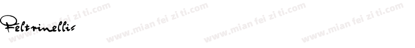 Feltrinelli字体转换