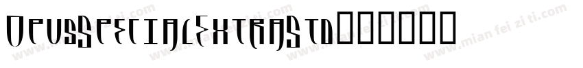OpusSpecialExtraStd字体转换