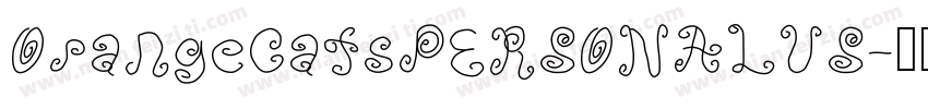 OrangeCatsPERSONALUS字体转换
