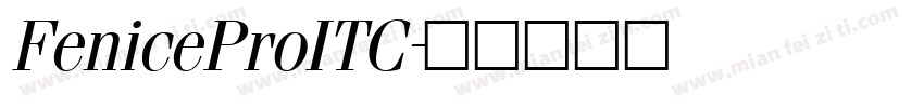FeniceProITC字体转换