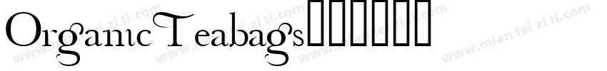 OrganicTeabags字体转换