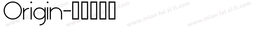 Origin字体转换