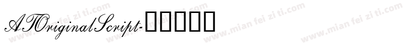 ATOriginalScript字体转换