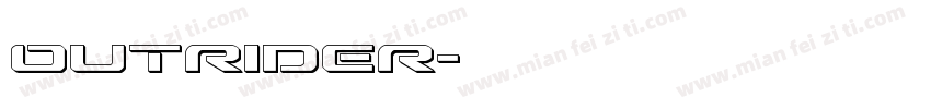 outrider字体转换