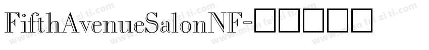 FifthAvenueSalonNF字体转换