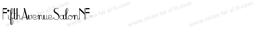 FifthAvenueSalonNF字体转换