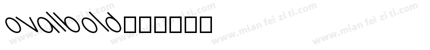 OvalBold字体转换