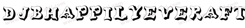 DjbHappilyeverafter-26oX字体转换