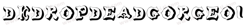 Dkdropdeadgorgeous-dGOx字体转换