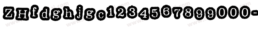 ZHfdghjgc1234567899000字体转换