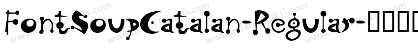 FontSoupCatalan-Regular字体转换