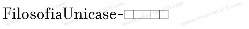 FilosofiaUnicase字体转换