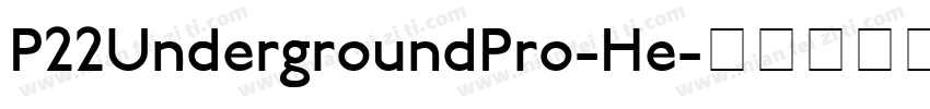 P22UndergroundPro-He字体转换