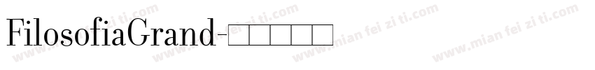 FilosofiaGrand字体转换