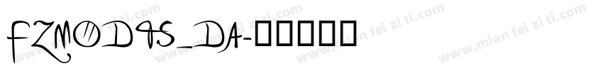 FZMODTS_DA字体转换
