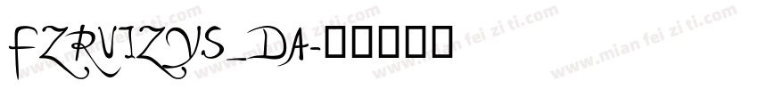 FZRUIZYS_DA字体转换