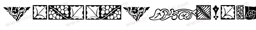 ArtsAndCrafts-Ornaments字体转换