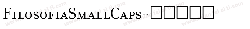 FilosofiaSmallCaps字体转换