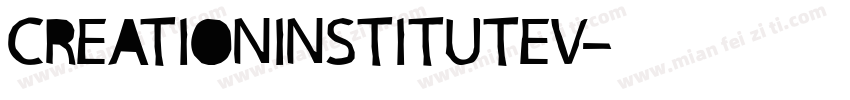 CREATIONINSTITUTEV字体转换