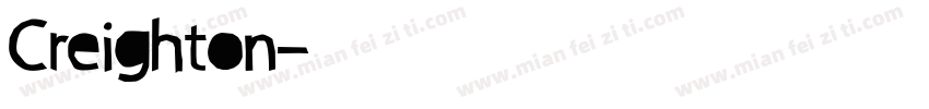 Creighton字体转换