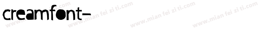 creamfont字体转换