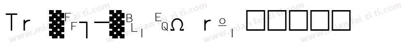 TrueLineG-Extra字体转换
