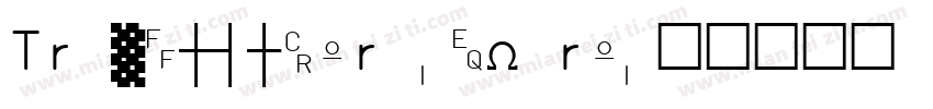 TrueLogoMaru-Extra字体转换