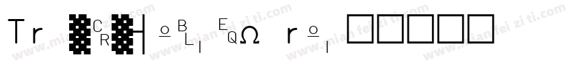 TrueMegaG-Extra字体转换