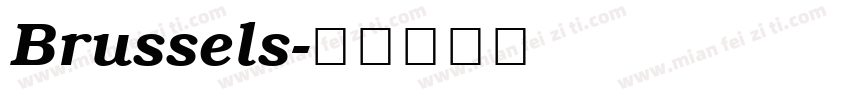 Brussels字体转换