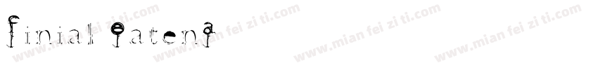 Finial-EatenA字体转换