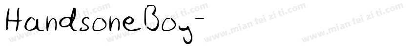 HandsoneBoy字体转换