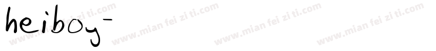 heiboy字体转换