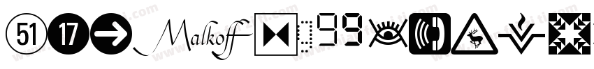 PIXymbolsDigitClocksW90-Bd字体转换