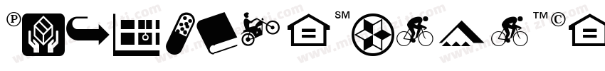 PIXymbolsDigitClocksW90-Bd字体转换