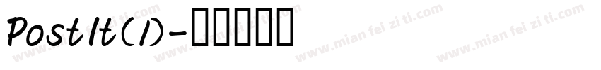 PostIt(1)字体转换