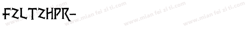 FZLTZHPr字体转换