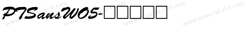 PTSansWO5字体转换