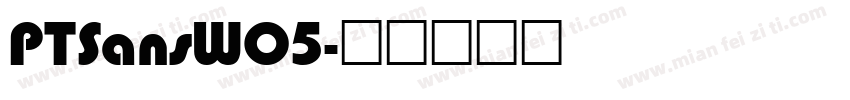 PTSansWO5字体转换