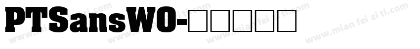 PTSansWO字体转换