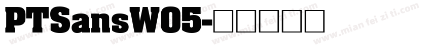 PTSansWO5字体转换