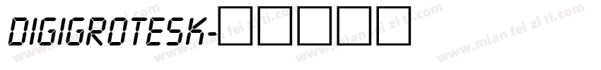 DigiGrotesk字体转换