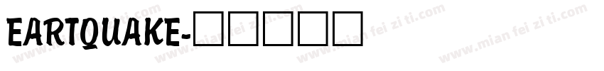 EARTQUAKE字体转换