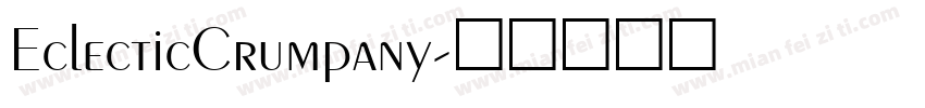 EclecticCrumpany字体转换