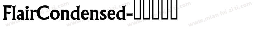 FlairCondensed字体转换