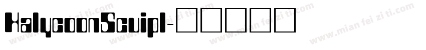 HalycoonScuipl字体转换